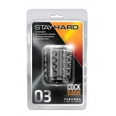 Прозрачная насадка с шипами и шишечками STAY HARD COCK SLEEVE 03 CLEAR - Blush Novelties - в Кургане купить с доставкой