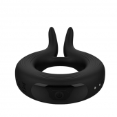 Черное эрекционное кольцо Marry Me Rechargeable Vibrating Cockring - Adrien Lastic - в Кургане купить с доставкой