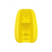 Желтый мастурбатор-яйцо Bisedze - LoveStore - в Кургане купить с доставкой