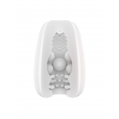 Белый мастурбатор-яйцо Bisedze - LoveStore - в Кургане купить с доставкой