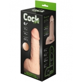 Телесный фаллоудлинитель с мошонкой Cock Next - 17 см. - LOVETOY (А-Полимер) - в Кургане купить с доставкой