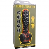 Черно-красная мини-машина на присоске Tendril Thruster - 21,6 см. - Doc Johnson - купить с доставкой в Кургане