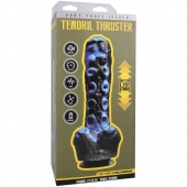 Черно-синяя мини-машина на присоске Tendril Thruster - 21,6 см. - Doc Johnson - купить с доставкой в Кургане