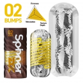 Мастурбатор Tenga Spinner DX 02 Bumps - Tenga - в Кургане купить с доставкой