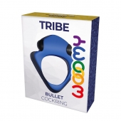 Синее эрекционное кольцо Wooomy Tribeс с вибрацией - Adrien Lastic - в Кургане купить с доставкой