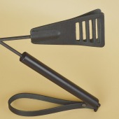 Черный кожаный стек «Сириус» - 60 см. - Sitabella - купить с доставкой в Кургане