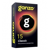 Классические презервативы с обильной смазкой Ganzo Classic - 15 шт. - Ganzo - купить с доставкой в Кургане