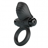 Черное эрекционное кольцо с вибрацией Adrien - Baile - в Кургане купить с доставкой