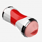 Двусторонний мастурбатор в колбе Power Grip Cup - вагина и ротик - Boys of Toys - в Кургане купить с доставкой