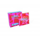 Презервативы с разогревающим эффектом Expert Hot Love - 3 шт. - Expert - купить с доставкой в Кургане