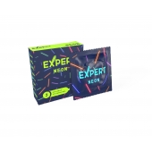 Светящиеся в темноте презервативы Expert Neon - 3 шт. - Expert - купить с доставкой в Кургане