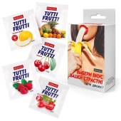 Набор из 5 саше съедобных смазок Tutti-Frutti - Биоритм - купить с доставкой в Кургане