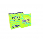 Ультратонкие презервативы Expert Invisible - 3 шт. - Expert - купить с доставкой в Кургане