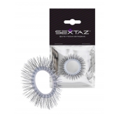 Круглое эрекционное кольцо с «ресничками» - Sextaz - в Кургане купить с доставкой