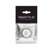 Эластичное эрекционное кольцо с длинными черными «ресничками» - Sextaz - в Кургане купить с доставкой