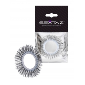 Круглое эрекционное кольцо с длинными «ресничками» - Sextaz - в Кургане купить с доставкой