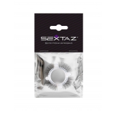 Эластичное кольцо с «ресничками» и 4 шариками - Sextaz - в Кургане купить с доставкой