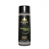 Массажное масло c ароматом тропических фруктов Massage Oil - 100 мл. - HOT - купить с доставкой в Кургане