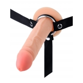 Мужской полый страпон на регулируемых ремнях - 18,5 см. - Sex Expert - купить с доставкой в Кургане