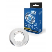 Прозрачное эрекционное кольцо-бублик - Sex Expert - в Кургане купить с доставкой