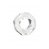 Прозрачное эрекционное кольцо в форме гайки - Sex Expert - в Кургане купить с доставкой