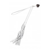 Белая кожаная плеть - 50 см. - Pecado - купить с доставкой в Кургане