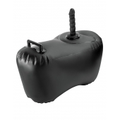 Черное надувное кресло с платформой для фиксации дилдо Body Dock Inflatable Love Seat - Pipedream - купить с доставкой в Кургане
