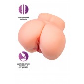 Реалистичный мастурбатор в форме попки с двумя любовными входами - No Name - в Кургане купить с доставкой