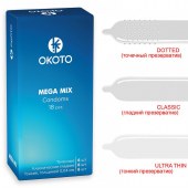 Презервативы OKOTO Mega Mix - 18 шт. - Sitabella - купить с доставкой в Кургане