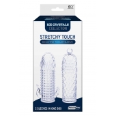 Набор из 2 прозрачных насадок на член Seductive Tickler Sleeves Set - NMC - в Кургане купить с доставкой