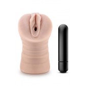 Телесный мастурбатор-вагина Ayumi с вибрацией - Blush Novelties - в Кургане купить с доставкой