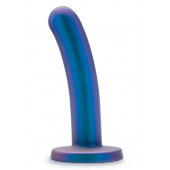 Синяя насадка с гладкой поверхностью Surrender 5.75 Inch Intermediate Pegging Dildo - 14,6 см. - Blush Novelties - купить с доставкой в Кургане