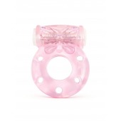 Розовое эрекционное виброкольцо с бабочкой - 1137 - в Кургане купить с доставкой