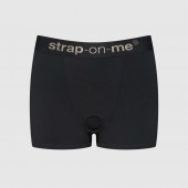 Черные трусики-боксеры для фиксации насадок Strap-on-me Harness Lingerie Allure - size L - Strap-on-me - купить с доставкой в Кургане