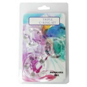 Набор из 3 эрекционных прозрачных колец - Boys of Toys - в Кургане купить с доставкой