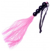 Розовая силиконовая плеть - 35,5 см. - Boys of Toys - купить с доставкой в Кургане