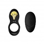 Черное эрекционное виброкольцо Bayek с пультом ДУ - Zalo - в Кургане купить с доставкой