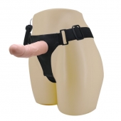 Реалистичный страпон-фаллоимитатор на трусиках Ultra Passionate Harness - 15 см. - Baile - купить с доставкой в Кургане