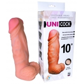 Фаллическая насадка Харнесс UNICOCK 10  - 25 см. - LOVETOY (А-Полимер) - купить с доставкой в Кургане