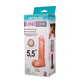 Фаллическая насадка Харнесс UNICOCK 5,5  - 17 см. - LOVETOY (А-Полимер) - купить с доставкой в Кургане