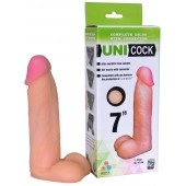 Фаллическая насадка Харнесс UNICOCK 7  - 19 см. - LOVETOY (А-Полимер) - купить с доставкой в Кургане