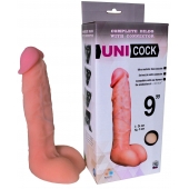 Фаллическая насадка Харнесс UNICOCK 9  - 24 см. - LOVETOY (А-Полимер) - купить с доставкой в Кургане