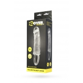 Прозрачная насадка с петлёй для фиксации - 14 см. - ToyFa - в Кургане купить с доставкой