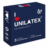 Ультрапрочные презервативы Unilatex Extra Strong - 3 шт. - Unilatex - купить с доставкой в Кургане