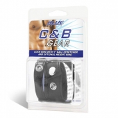Утяжка для мошонки и пениса Cock Ring With 1  Ball Stretcher And Optional Weight Ring - BlueLine - купить с доставкой в Кургане