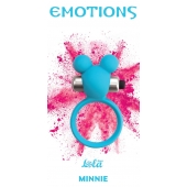 Голубое эрекционное виброколечко Emotions Minnie Breeze - Lola Games - в Кургане купить с доставкой