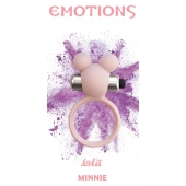 Розовое эрекционное виброколечко Emotions Minnie Light pink - Lola Games - в Кургане купить с доставкой
