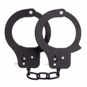 Чёрные наручники из листового металла BONDX METAL CUFFS BLACK - Dream Toys - купить с доставкой в Кургане