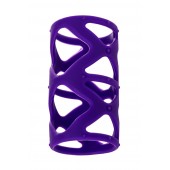 Фиолетовая насадка-сетка на пенис - 7,5 см. - A-toys - в Кургане купить с доставкой