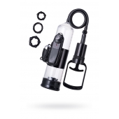 Вакуумная помпа A-toys с вибропулей и эрекционными кольцами - A-toys - в Кургане купить с доставкой